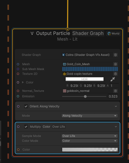 Color Over Life doesn't work with Shader Graph Output - Unity Engine ...