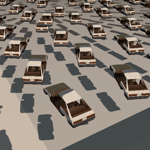 RenderMeshIndirect() doesn't let me override shadows for receiving ...