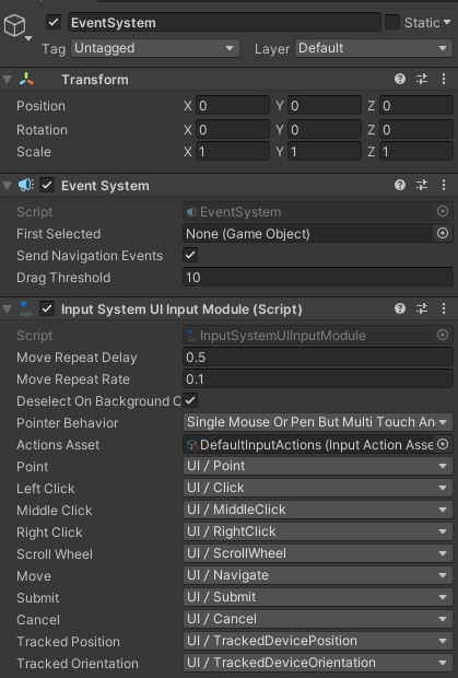 UI doesn't responds with Custom Input Assets - Unity Engine - Unity ...
