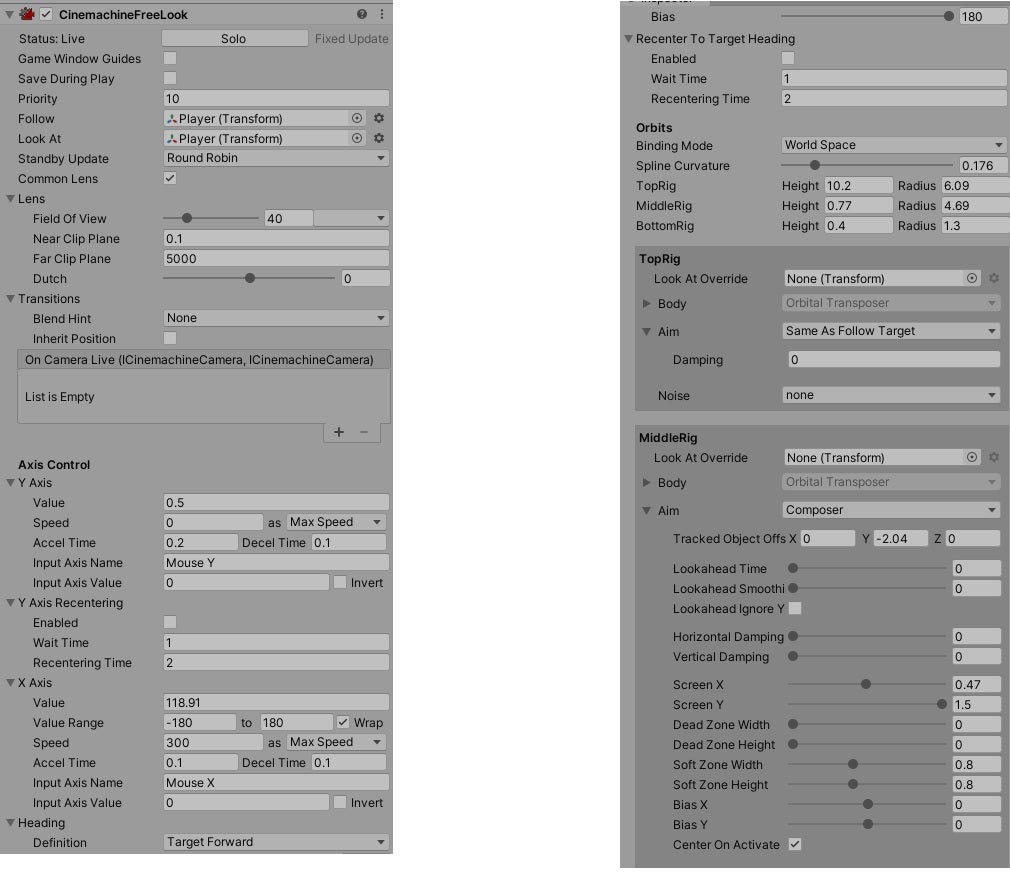 How can I disable the free look camera zoom ? Unity Engine Unity