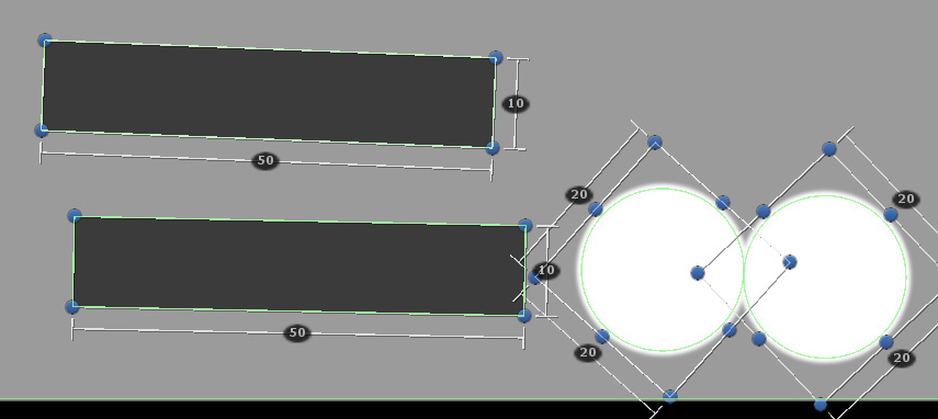 Box Collider 2D edge collider spacing, scale problem or