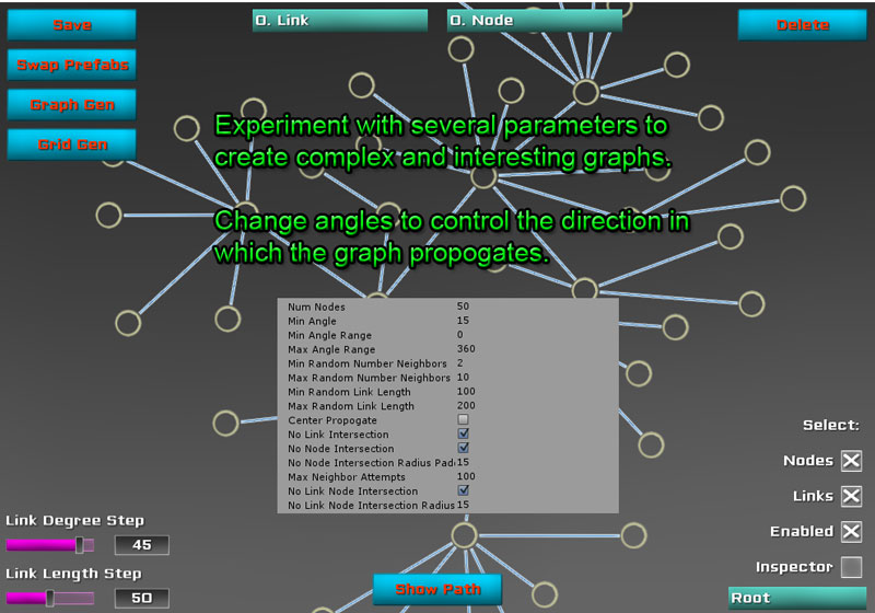 Graph Maker for NGUI (pie graphs, line graphs, random graphs, grids ...