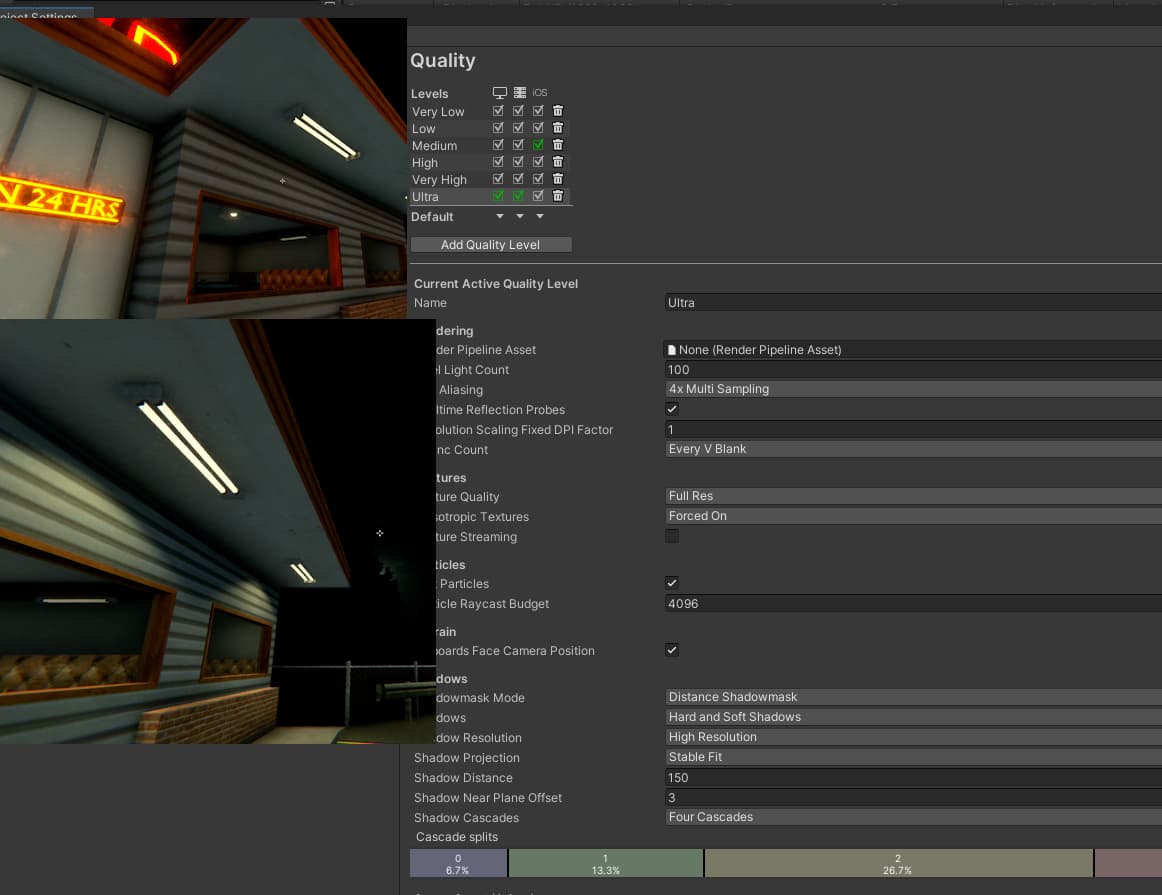 Unity Light different in Build then in Inspector Unity Engine Unity