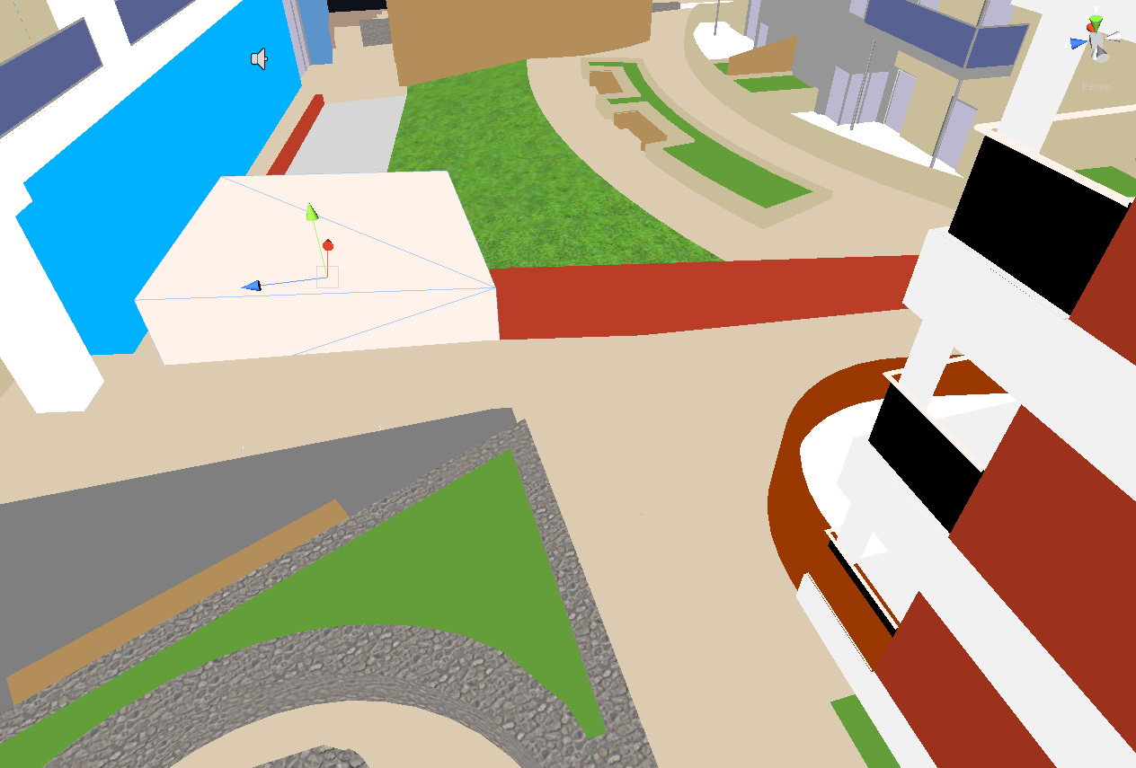 Define a mesh as a Terrain to paint grass and tree on it ? Unity