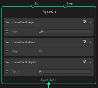 Unity Visual Effect Graph ( Set Spawn Event Age, Alive, Alpha ) - Unity ...