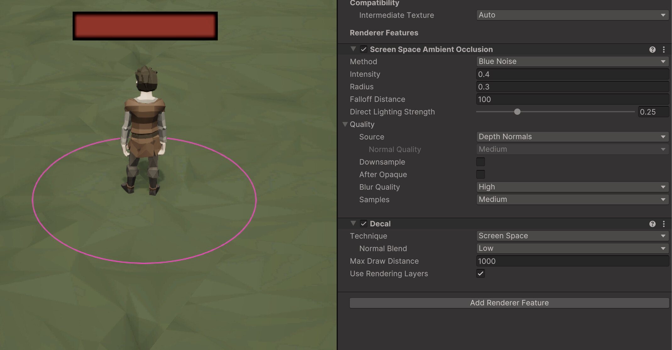 Custom Shader Graph (Decal) to project circle on the ground - Learn ...