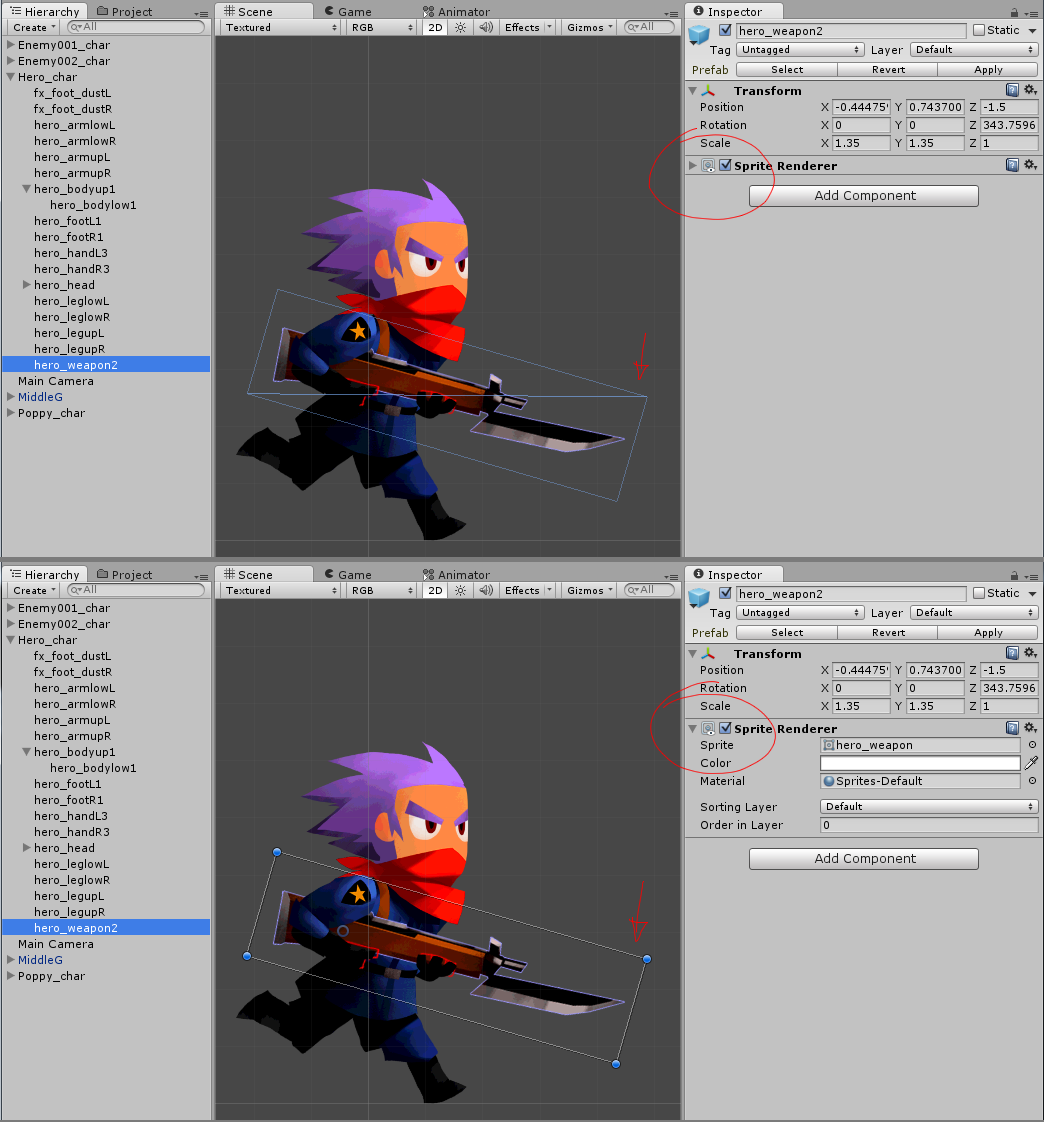 Translation widget locked/hidden in 2D orthographic view - Unity Engine ...
