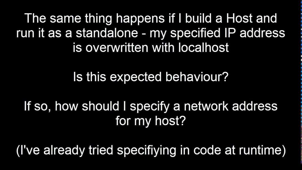 Unity Network Manager overwrites network address at runtime - Unity ...