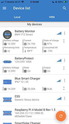 BSC 14.20V, BMV 13.55V